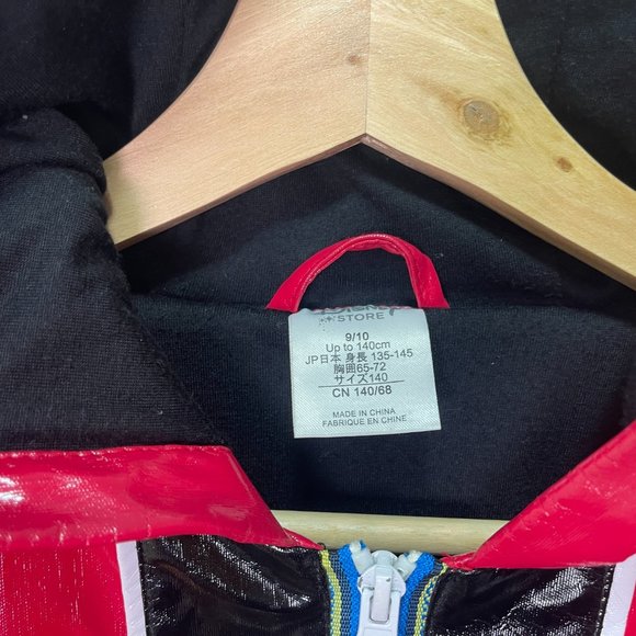 Disney Store Cars Lightning McQueen Rain Jacket/Coat sz 9/10 - Picture 4 of 16